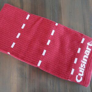 Cuisinart Kitchen Towel Christmas Red Logo Drying Towel